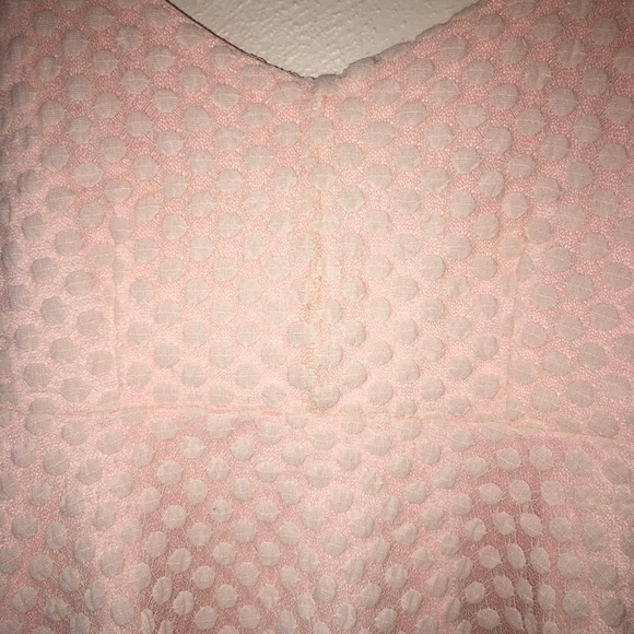 Charlotte Russe baby pink dot detail peplum - Picture 2 of 4